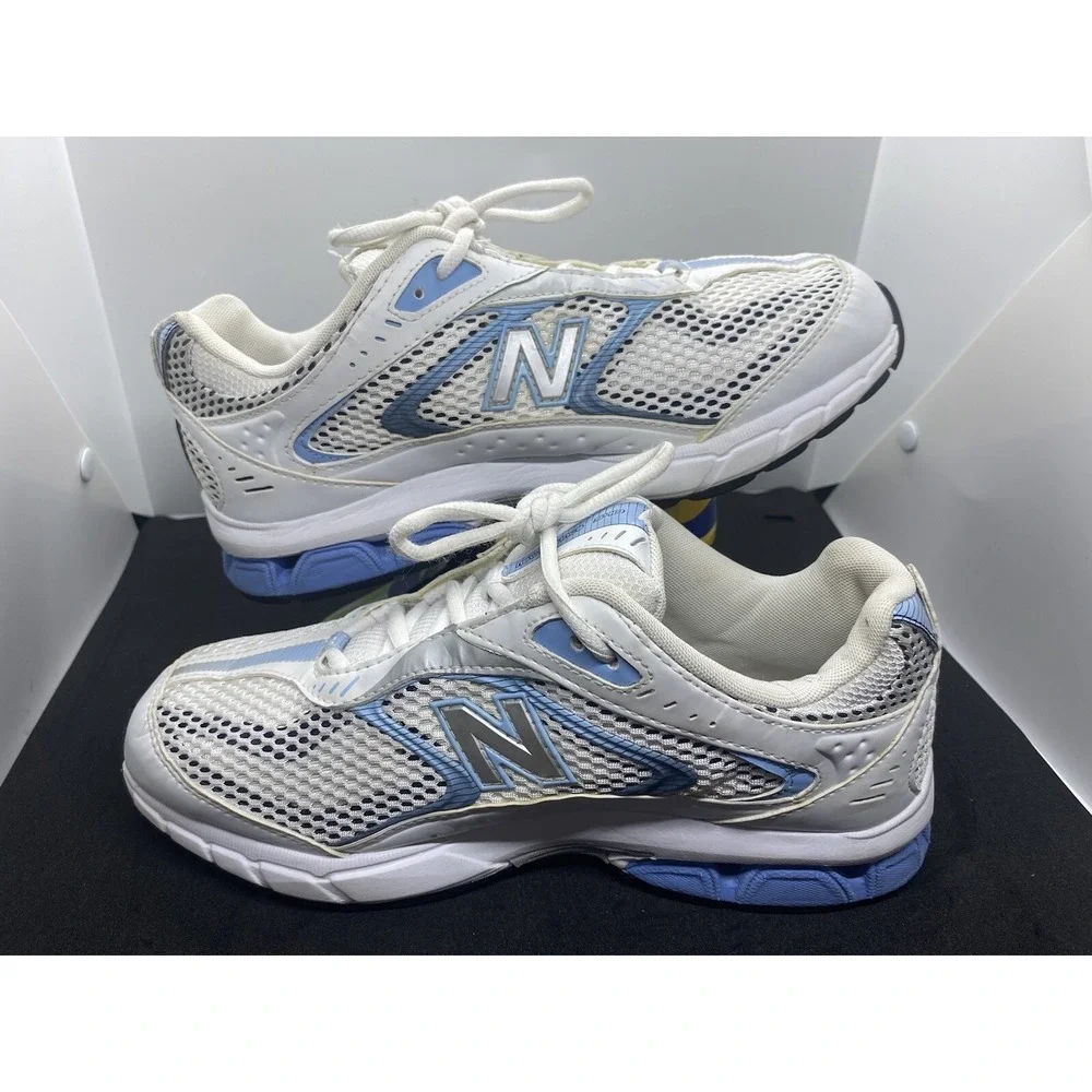 New Balance 540 CW540WF White Blue Running Shoes Sneakers Womens Size 9